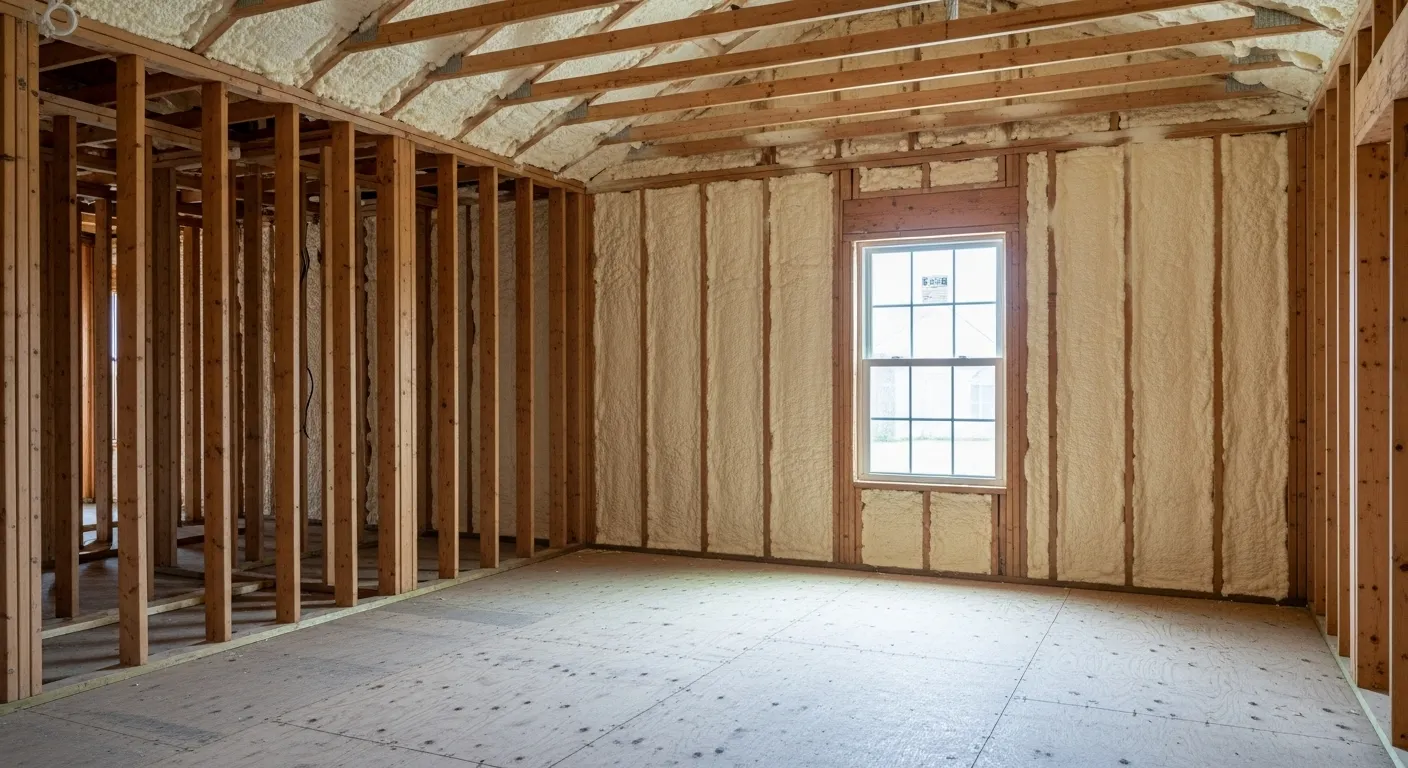 Residential Spray Foam insulation